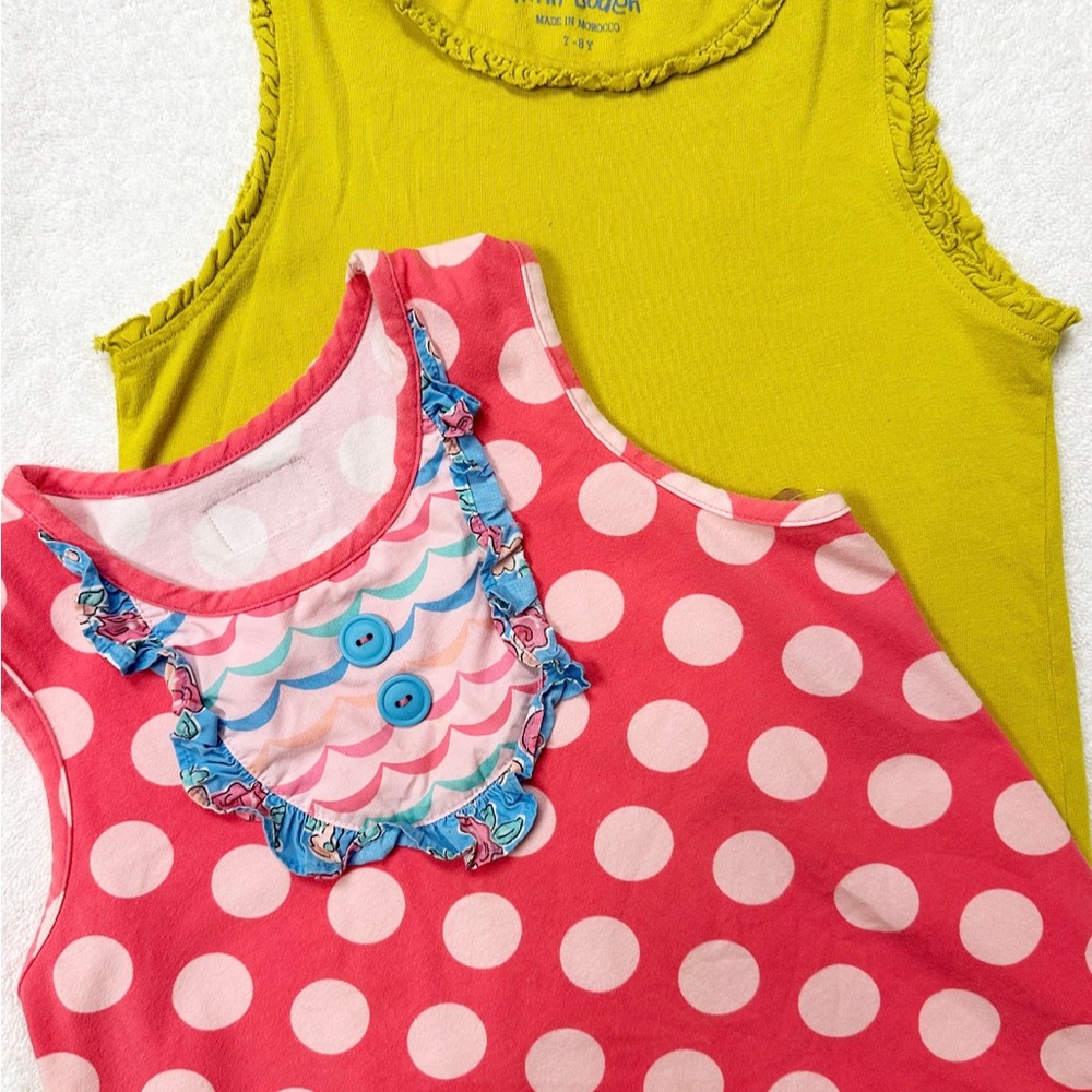 Girl’s Size Medium (7/8) Tank Top Bundle – Eleanor Rose & Mini Boden!